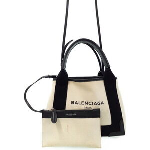 Balenciaga Navy Blue Cabas XS Bag